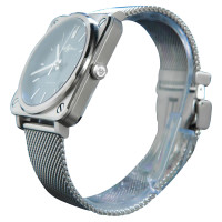 Bell & Ross Armbanduhr aus Stahl in Grau