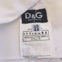 D&G Witte schede jurk 