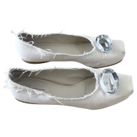 Marc Jacobs Slippers/Ballerinas Linen in Cream