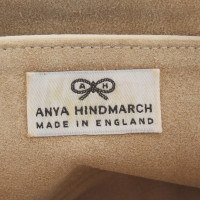 Anya Hindmarch clutch in cream white