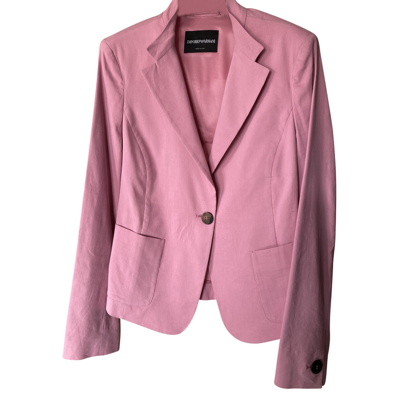 armani pink jacket