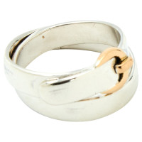 Hermès Ring aus Silber/Gelbgold