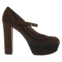 Marni Pumps/Peeptoes Leather in Brown