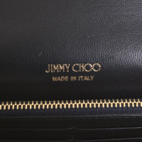 Jimmy Choo Pochette in Pelle scamosciata in Blu