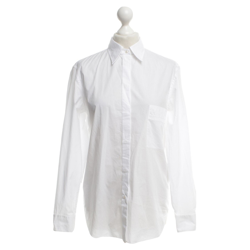 Hermès Bluse in Weiß
