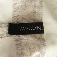 Marc Cain Jacke/Mantel aus Baumwolle in Creme