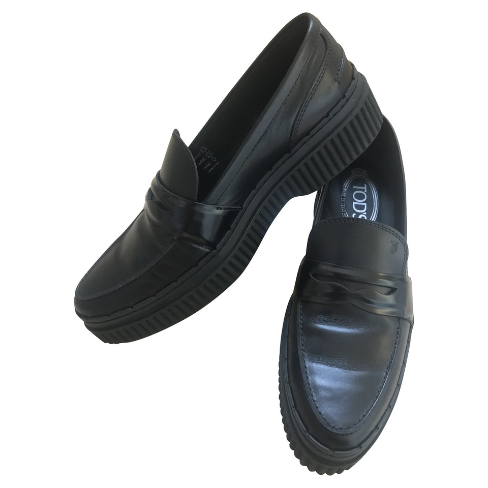 Tod's Platform slipper in black
