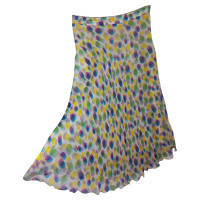 Jc De Castelbajac Silk skirt with pattern
