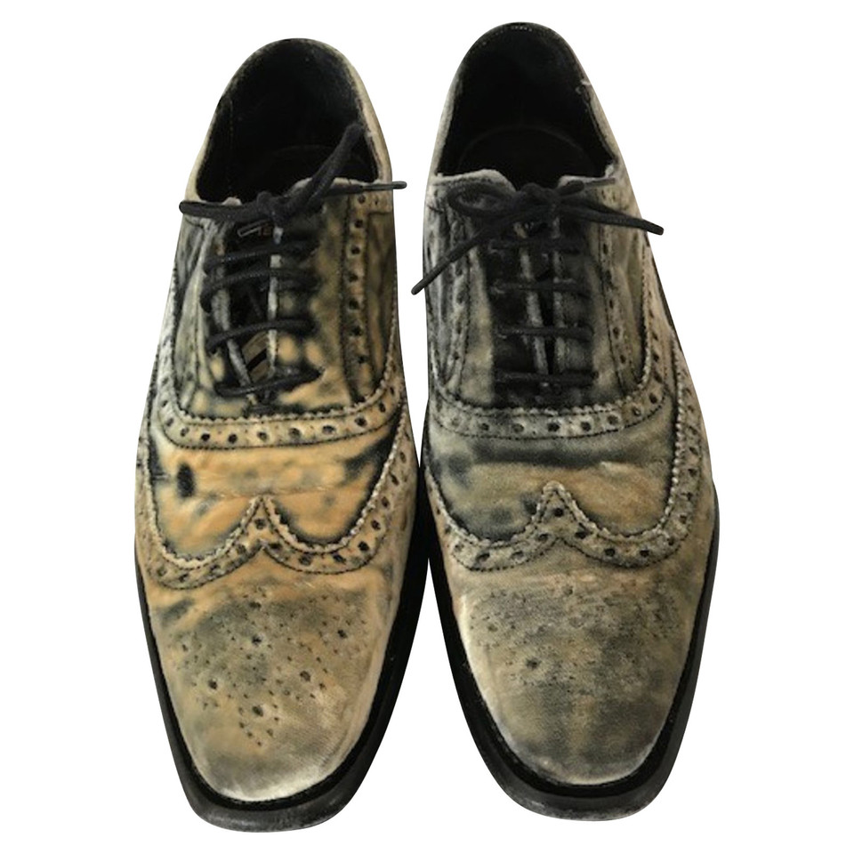 Paul Smith Chaussures à lacets en velours