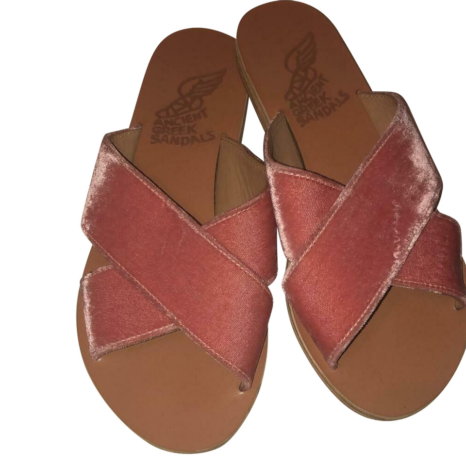 Ancient Greek Sandals Sandales en Daim en Rose/pink