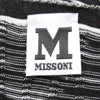 M Missoni Top in Schwarz/Weiß