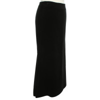 Cinque Velvet skirt in black