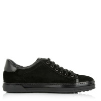 Tod's Suede flat shoes in black