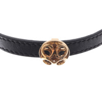 Rena Lange Bracelet en cuir noir