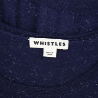 Whistles Knitted dress in dark blue