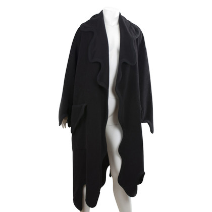 Moschino Cheap And Chic Giacca/Cappotto in Lana in Nero
