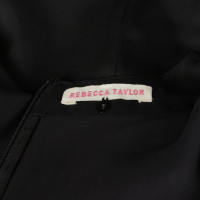 Rebecca Taylor Top Silk in Black