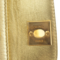 Chanel clutch dorato