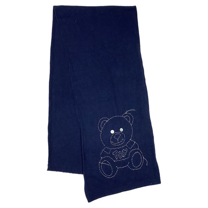Moschino Schal/Tuch aus Wolle in Blau