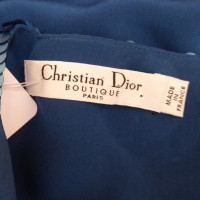 Christian Dior Petrolfarbenes Kleid