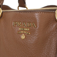 Prada Leather shoulder bag in brown