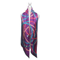 Bulgari Silk scarf with pattern