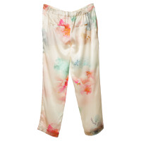 Michalsky Silk trousers with floral print