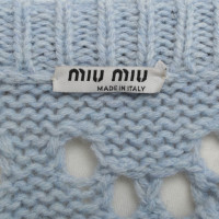 Miu Miu Strickpullover in Blau