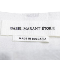 Isabel Marant Etoile Pantalon en coton en blanc