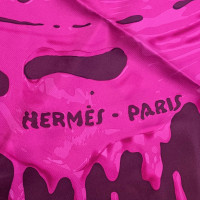Hermès Carré 90x90 aus Seide in Rosa / Pink
