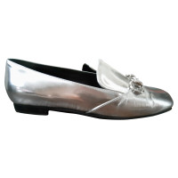 Gucci Slippers/Ballerinas Leather in Silvery