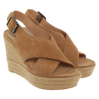 Ugg Australia Wedges aus Wildleder in Braun