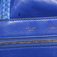 Céline Cabas Tote Medium Leather in Blue