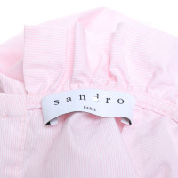 Sandro Top en Coton en Rose/pink
