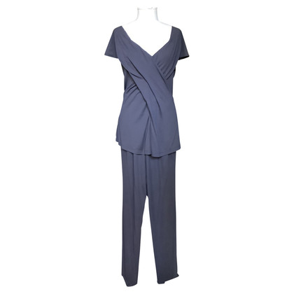 Donna Karan Suit Jersey in Blue