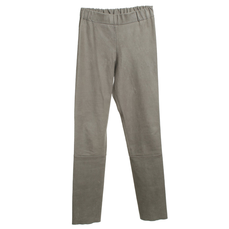 Schacky & Jones Leather pants in grey