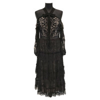 Needle & Thread Robe en Noir