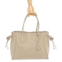 Longchamp Shopper aus Leder in Beige