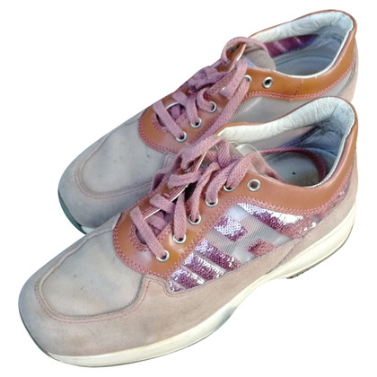 Hogan Chaussures à lacets en Rose/pink