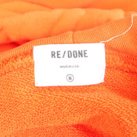 Re/Done Oberteil aus Baumwolle in Orange