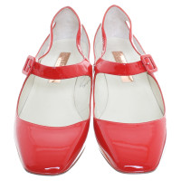 Rupert Sanderson Red patent leather sandals