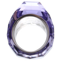 Swarovski Violettfarbener ring with cut