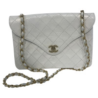 Chanel Borsa a tracolla in Pelle in Bianco