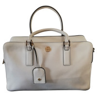 Tory Burch Henkeltasche in Creme