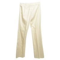 Max Mara Pantaloni di cotone in bianco antico