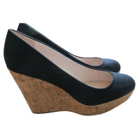 Kurt Geiger Wedges Suede in Black