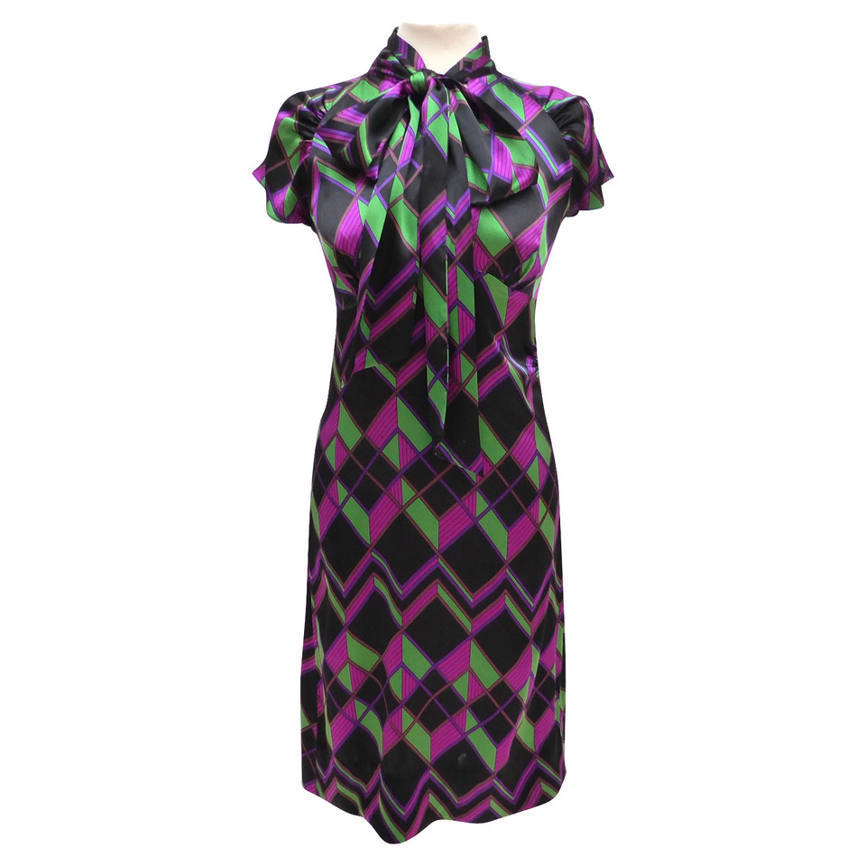 Diane Von Furstenberg zijden jurk Empire-stijl