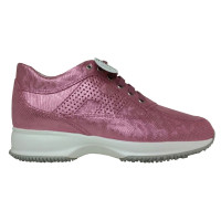 Hogan Sneakers aus Leder in Rosa / Pink