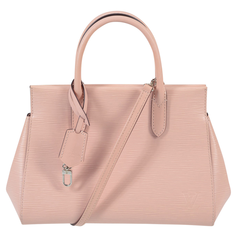 Louis Vuitton Marly BB Leer in Roze