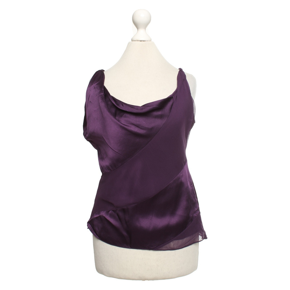 Diane Von Furstenberg top in purple